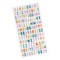American Crafts Life Of The Party Puffy Stickers 136/Pkg-Gold Foil Alpha